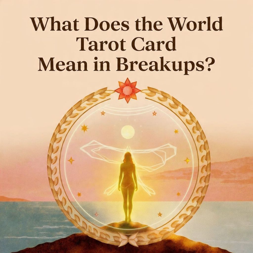 What does the World tarot card mean in breakups?