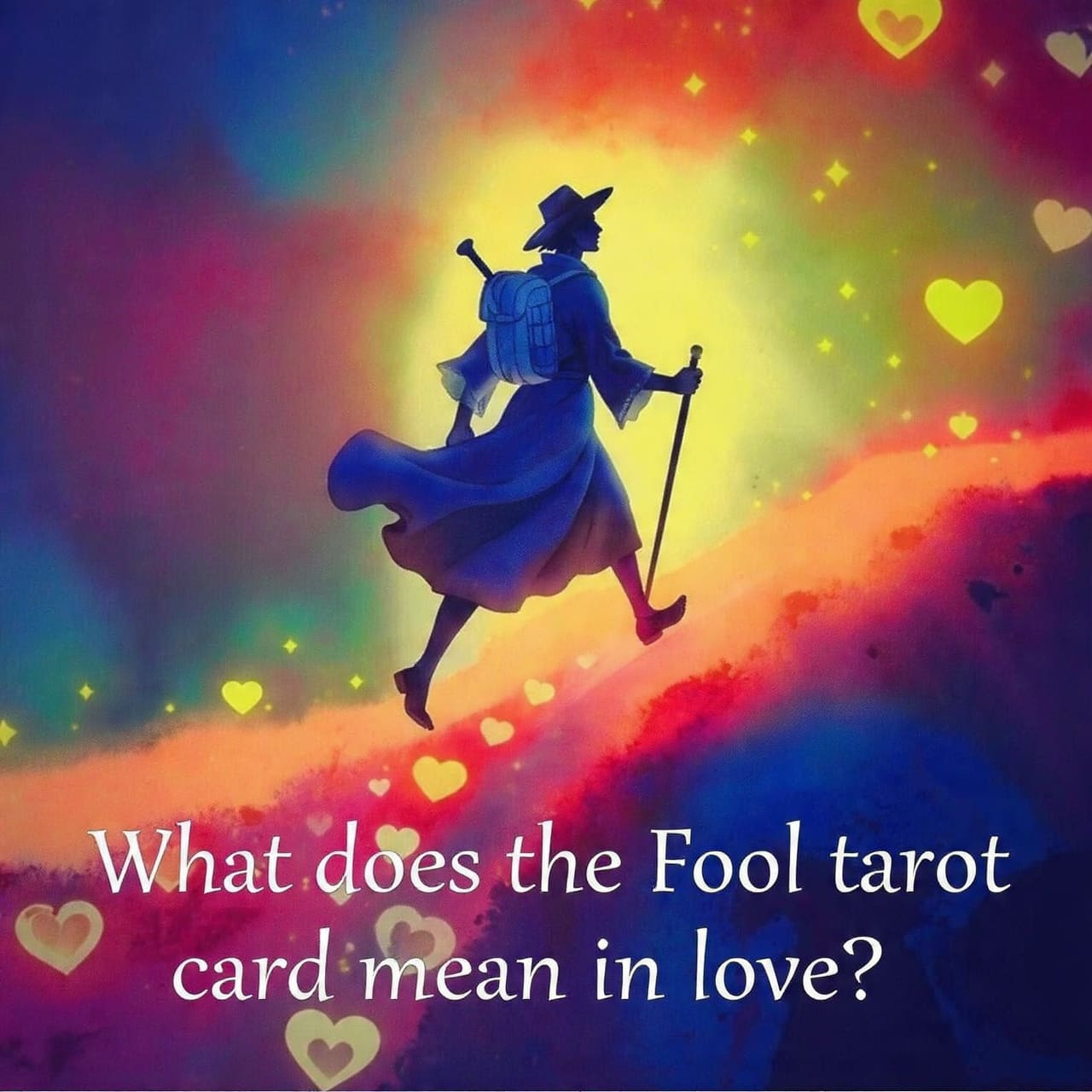 What does the Fool tarot card mean in love?