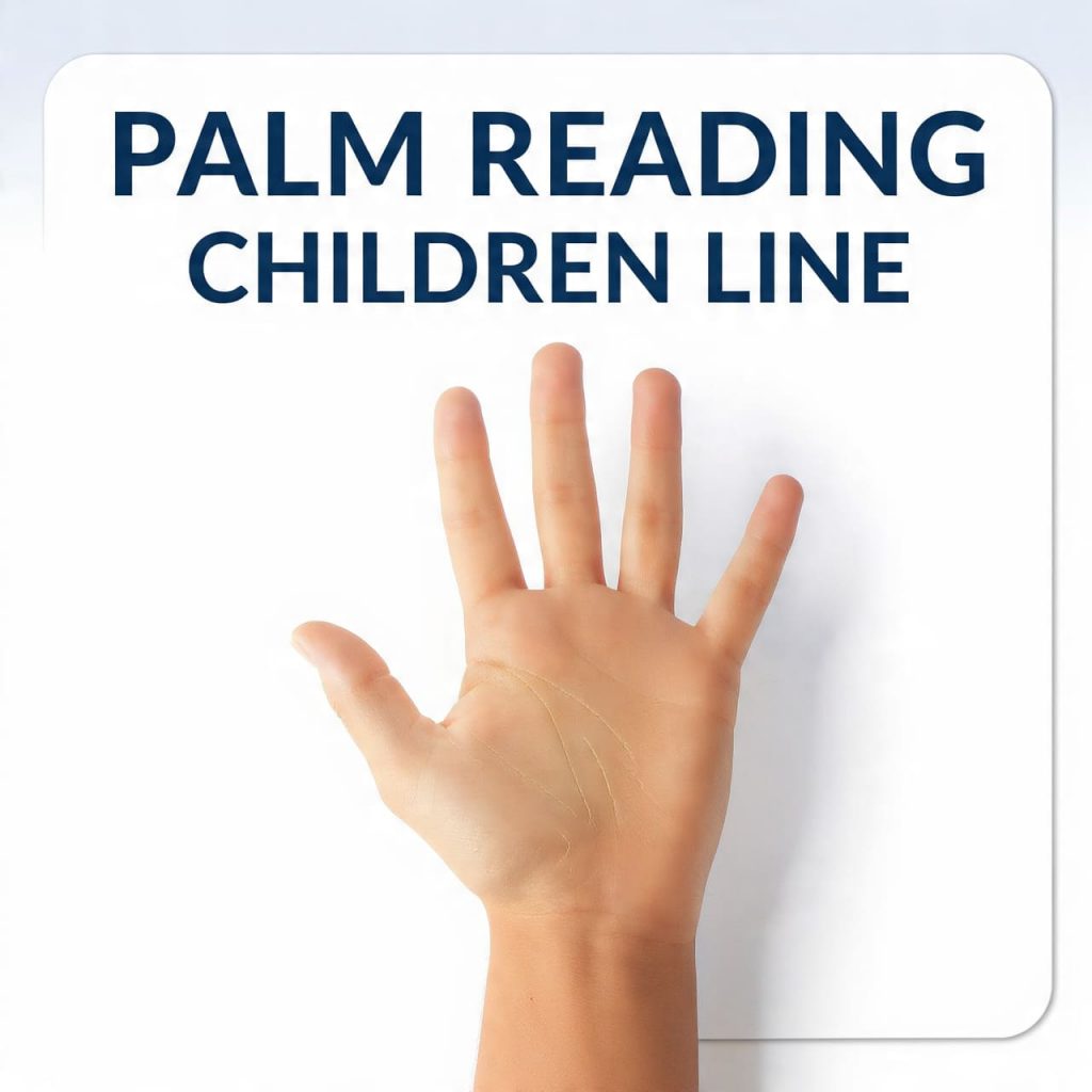 Palm Reading Children Line