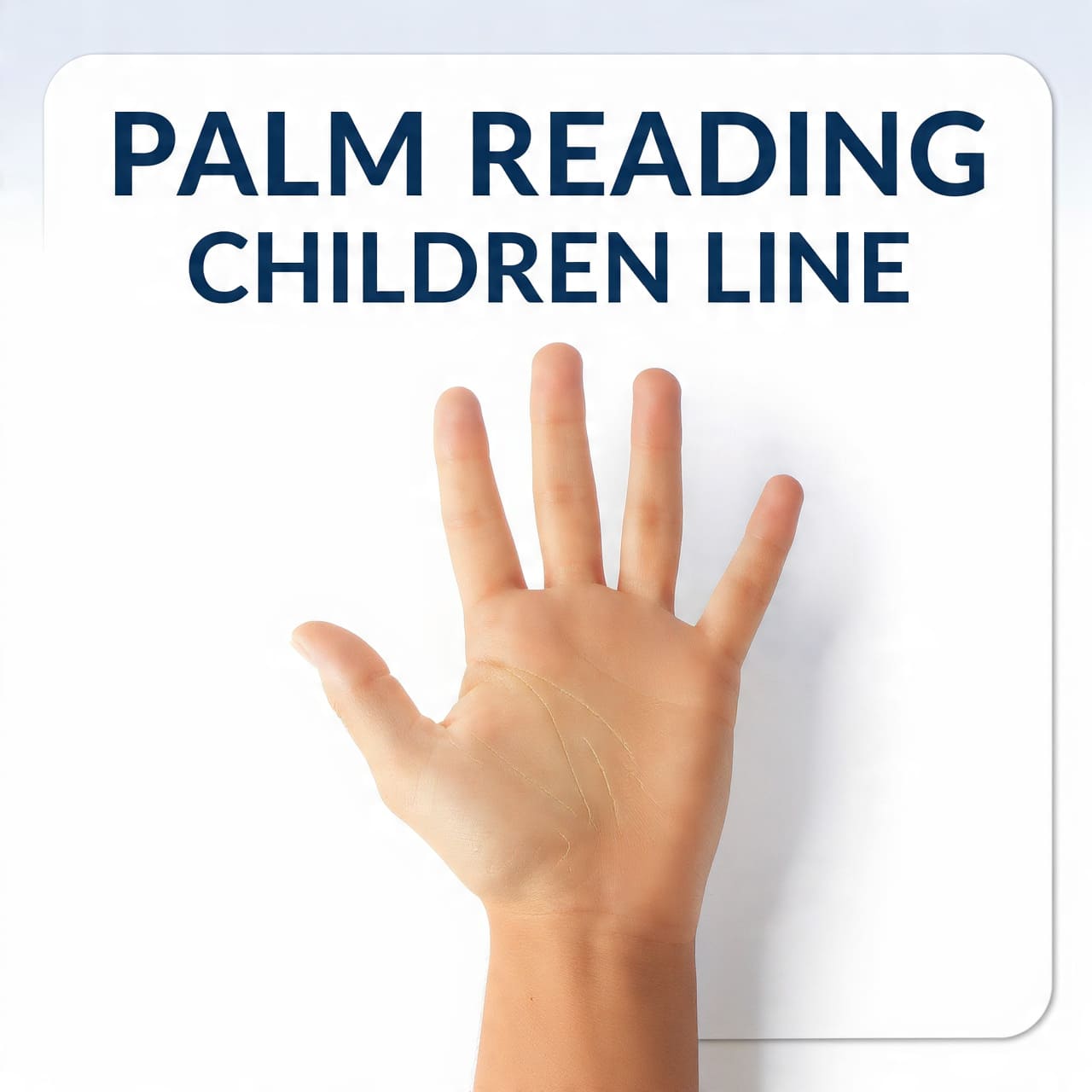 Palm Reading Children Line