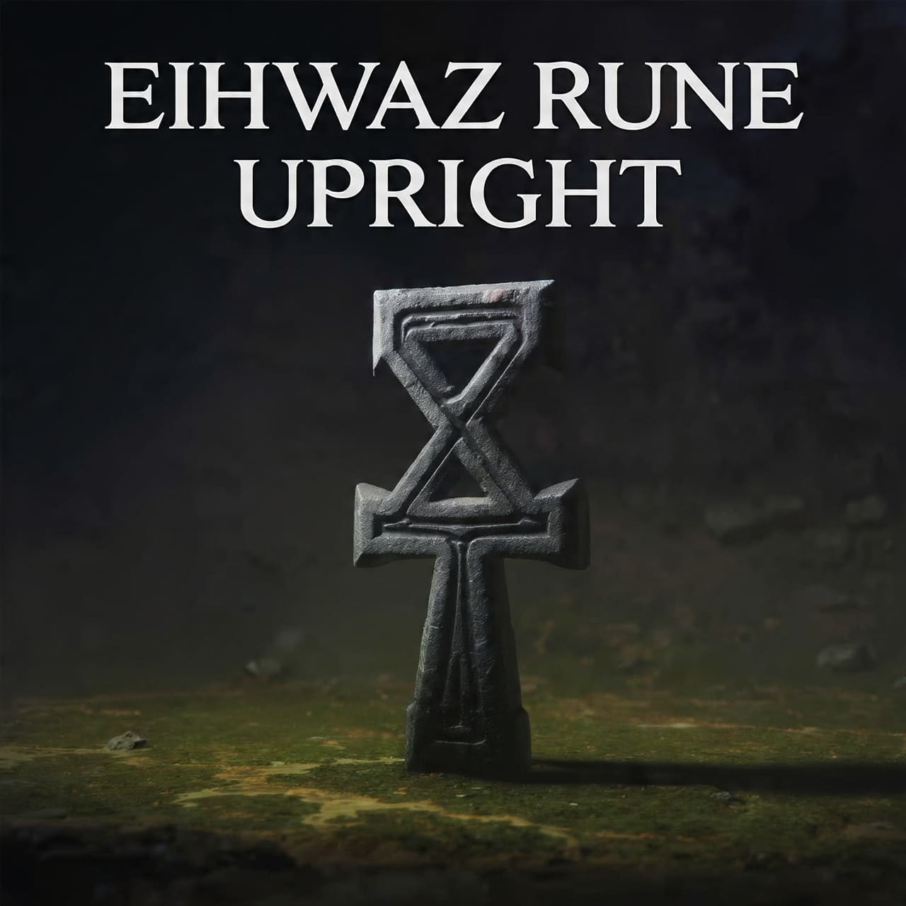 Eihwaz rune upright