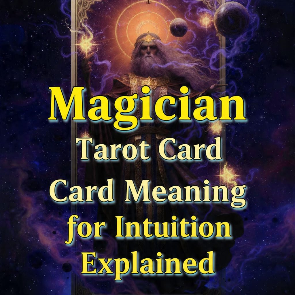 Magician tarot card meaning for intuition explained