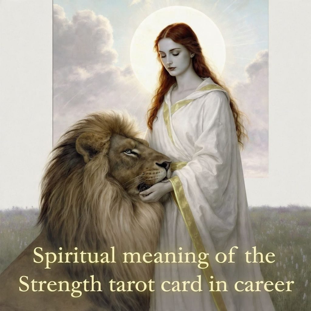 Spiritual meaning of the Strength tarot card in career
