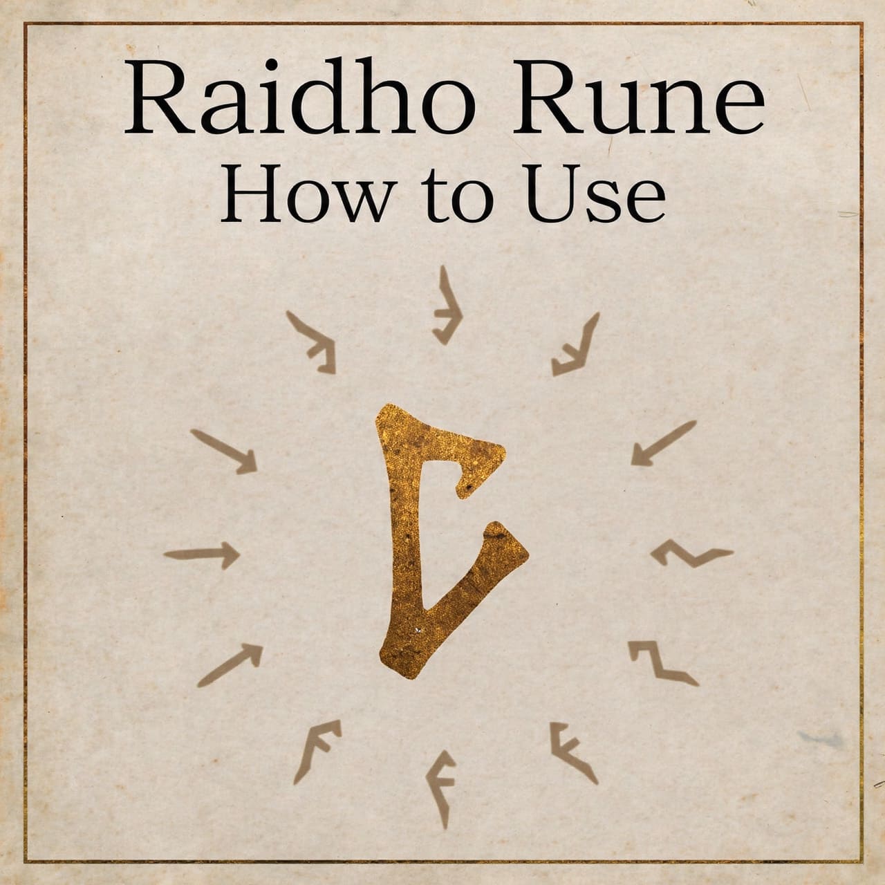 Raidho Rune How to Use