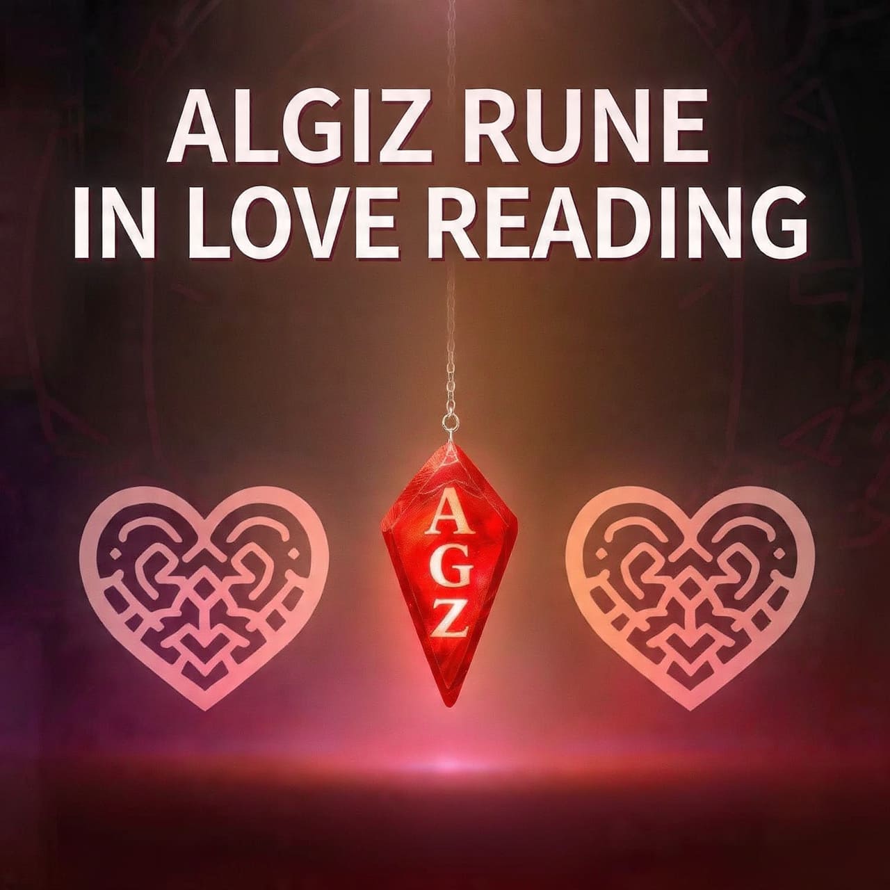 Algiz Rune in Love Reading