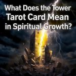 What does the Tower tarot card mean in spiritual growth?