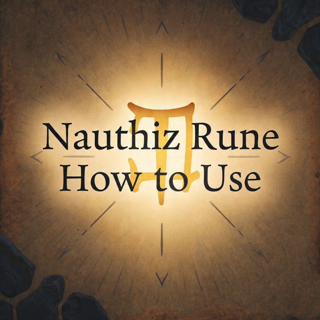 Nauthiz rune how to use