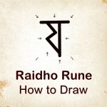 Raidho Rune How to Draw