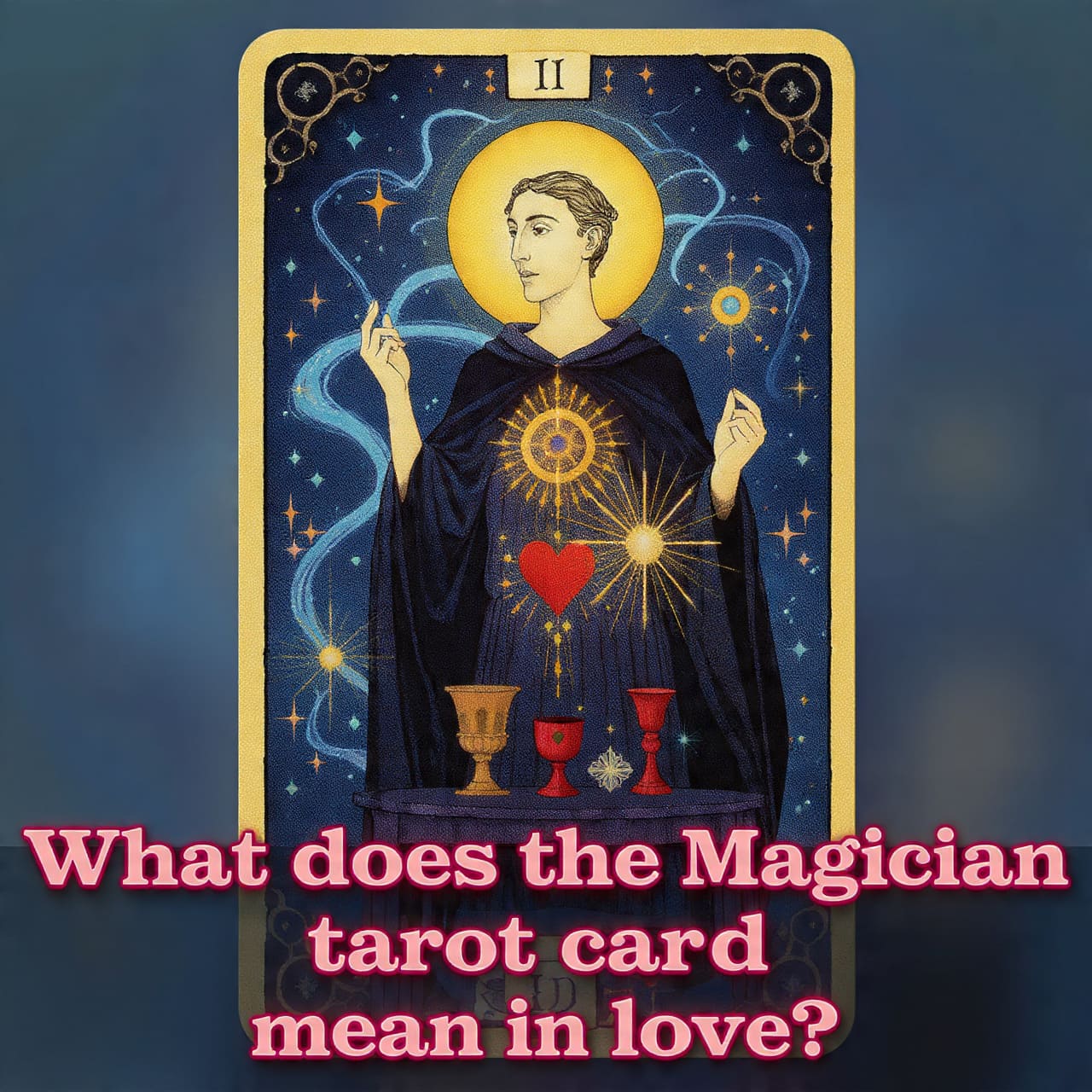 What does the Magician tarot card mean in love?