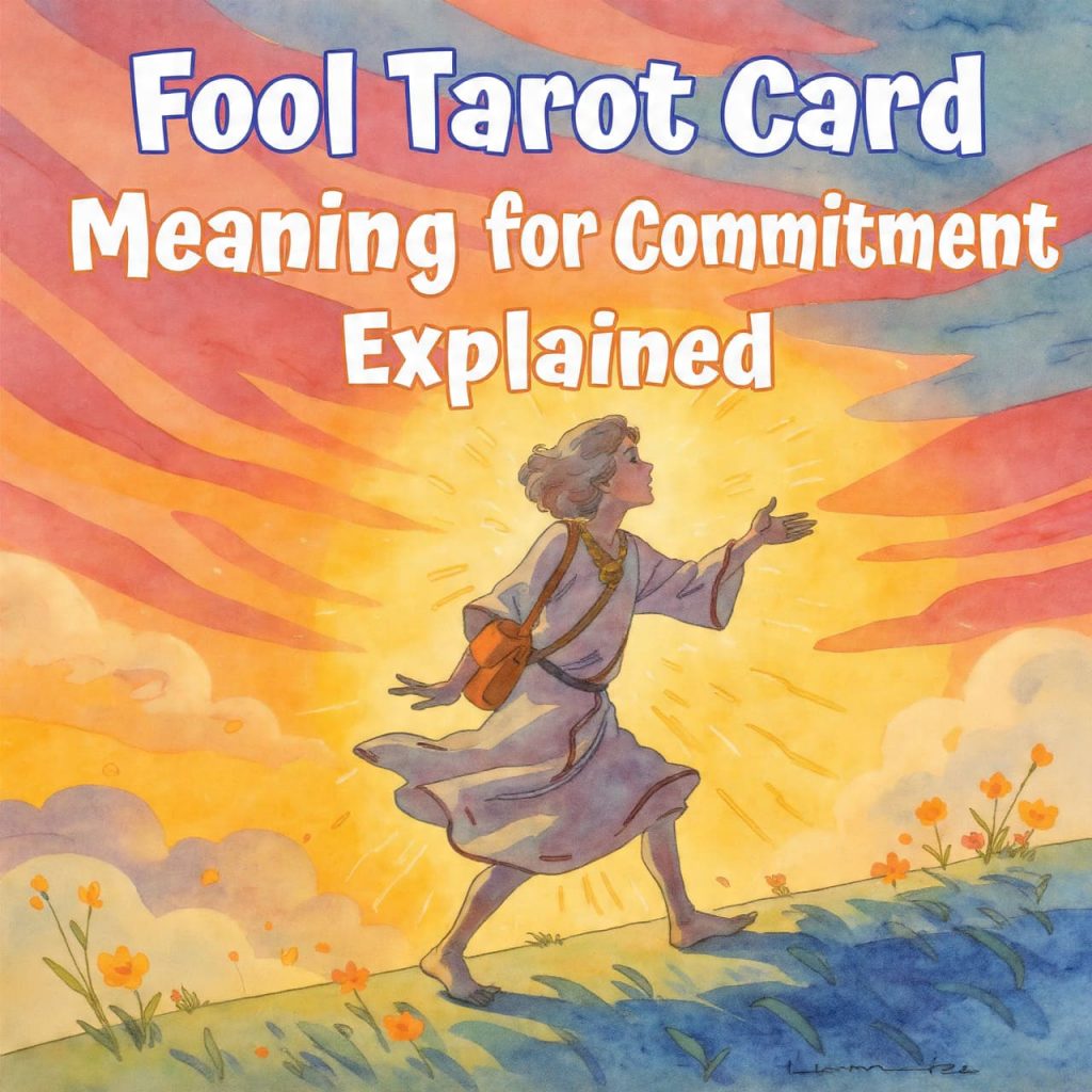 Fool tarot card meaning for commitment explained