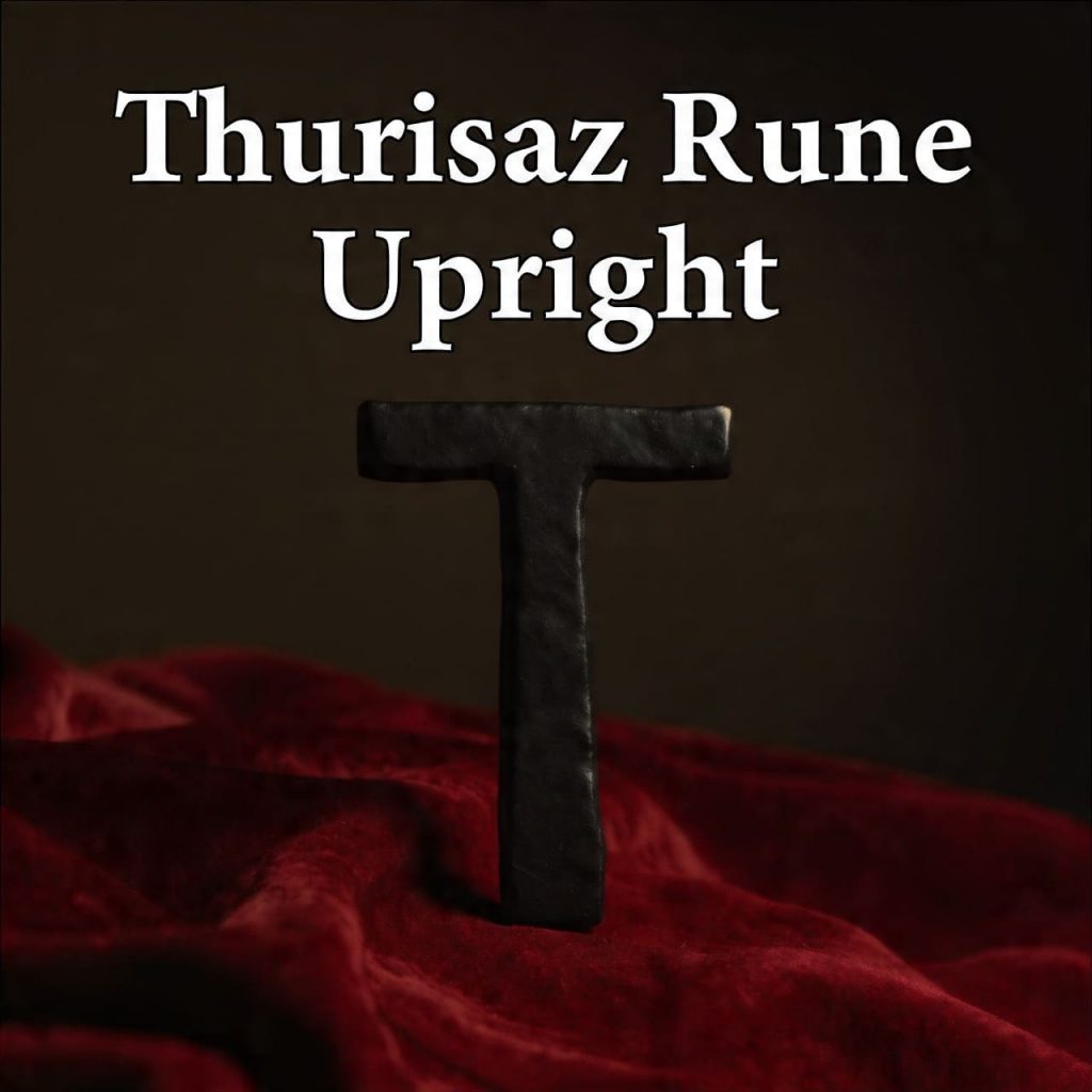 Thurisaz rune upright