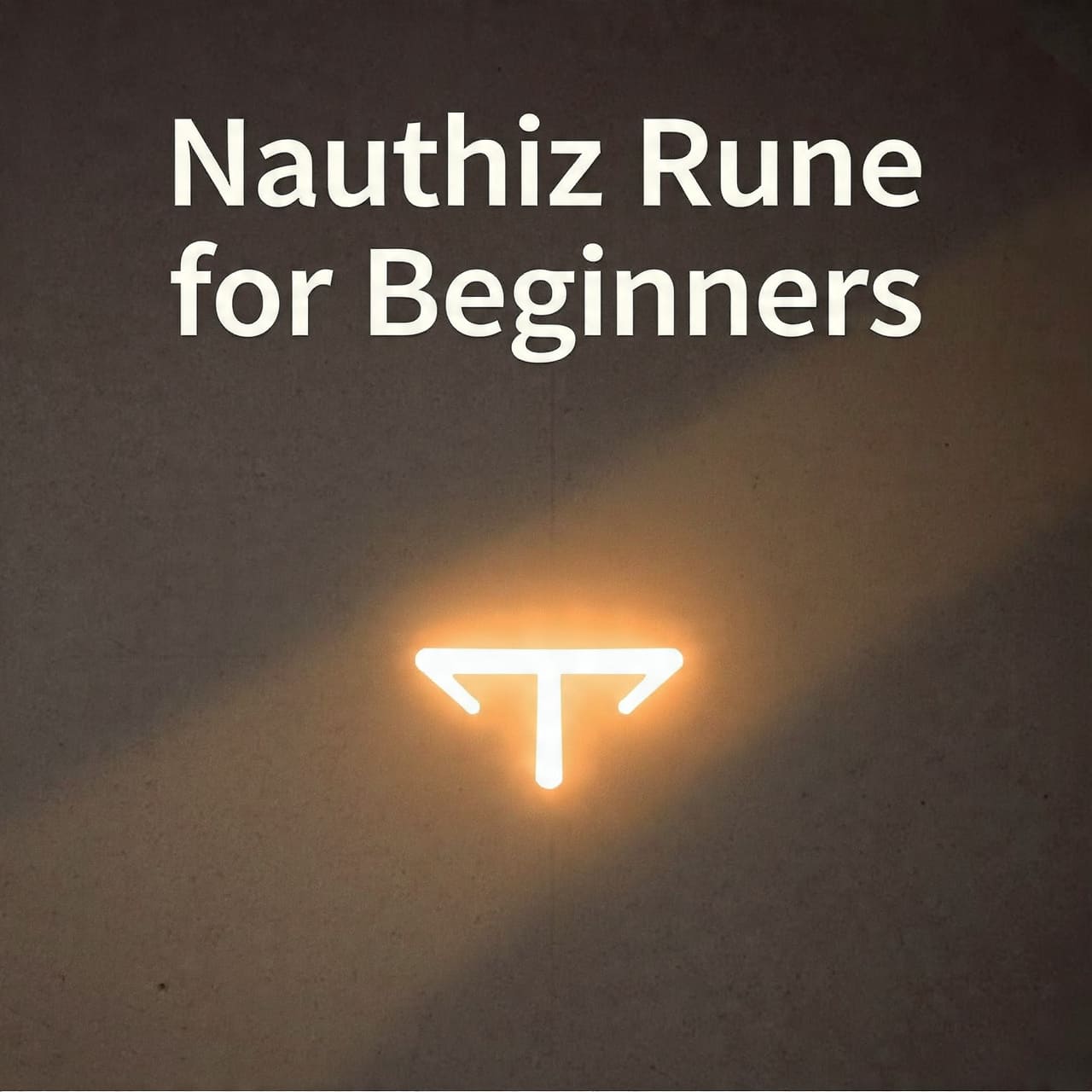 Nauthiz rune for beginners