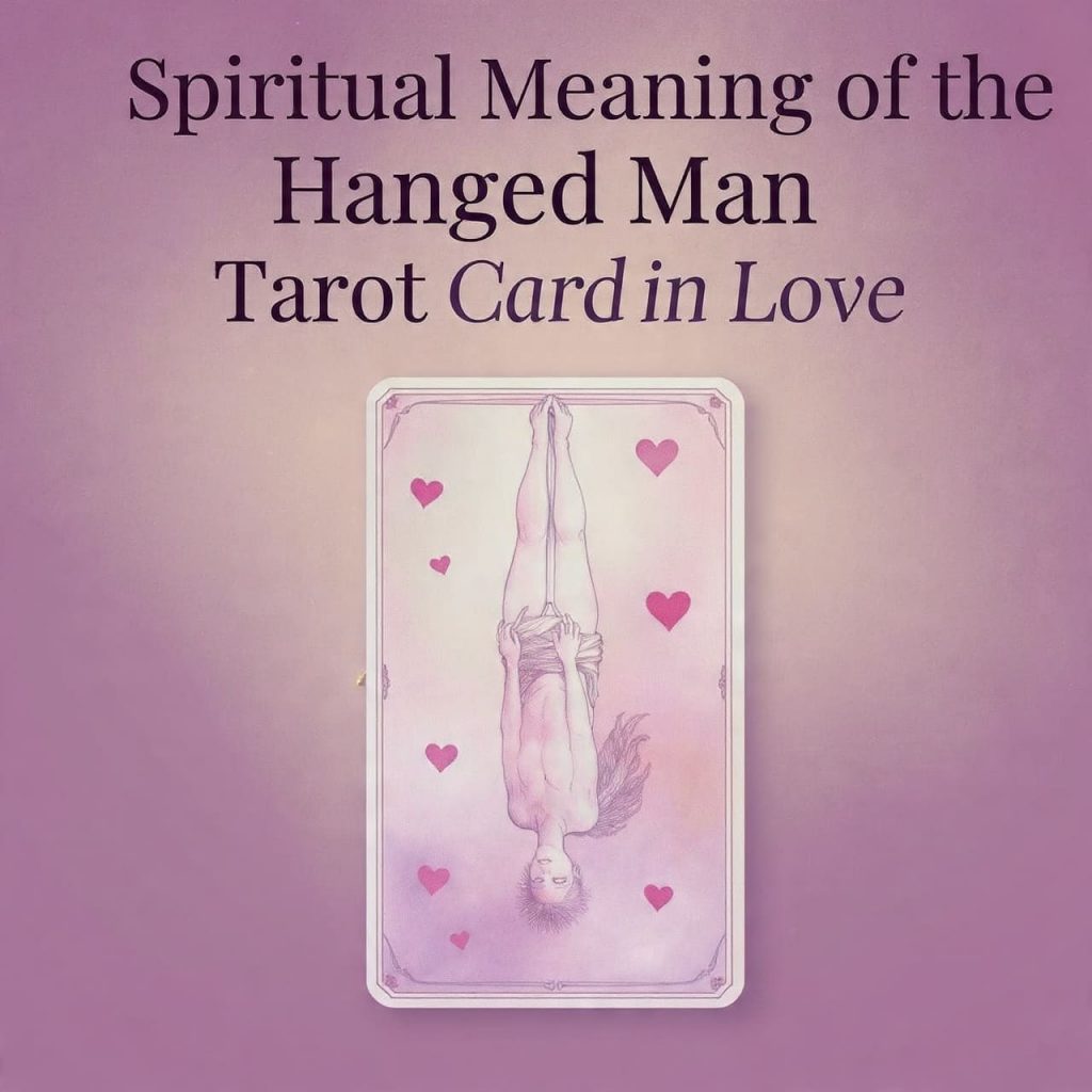 Spiritual meaning of the Hanged Man tarot card in love
