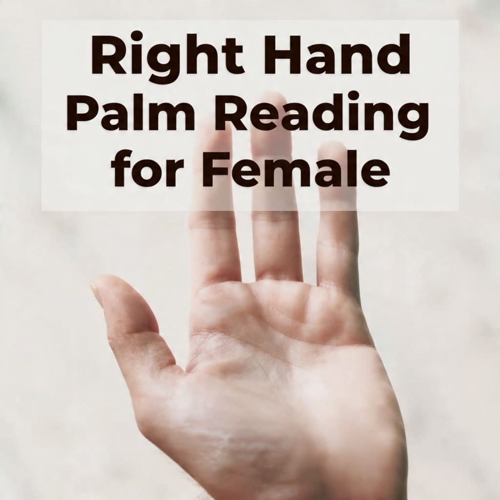 right hand palm reading for female
