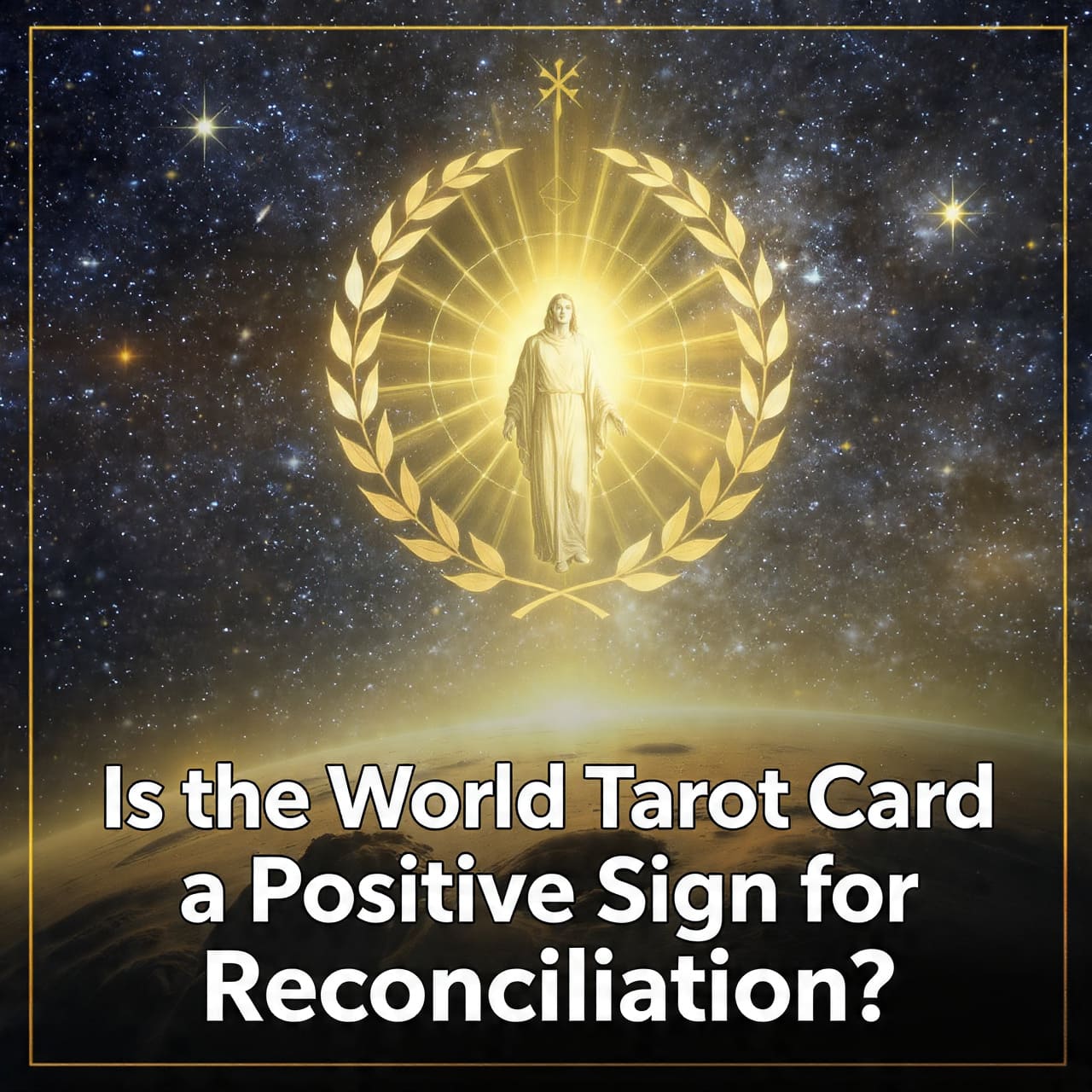 Is the World tarot card a positive sign for reconciliation?