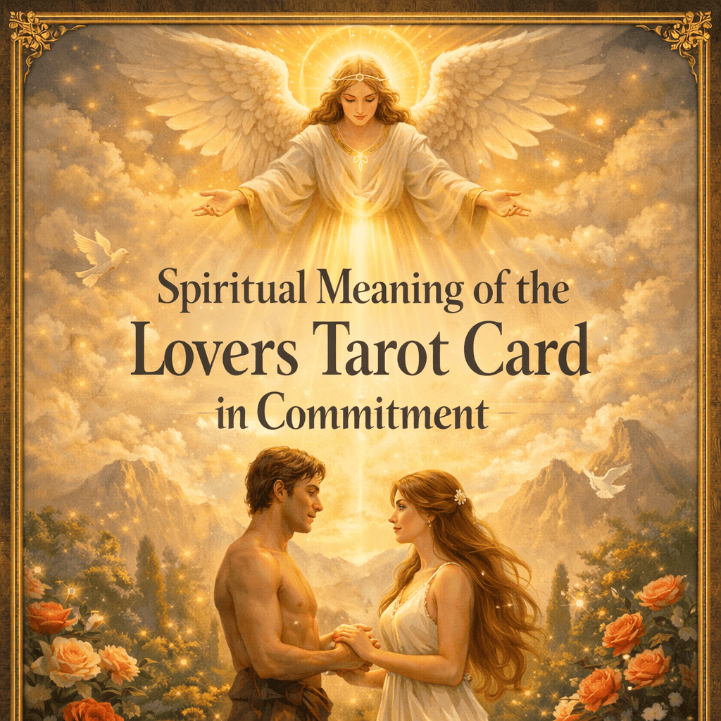 Spiritual meaning of the Lovers tarot card in commitment