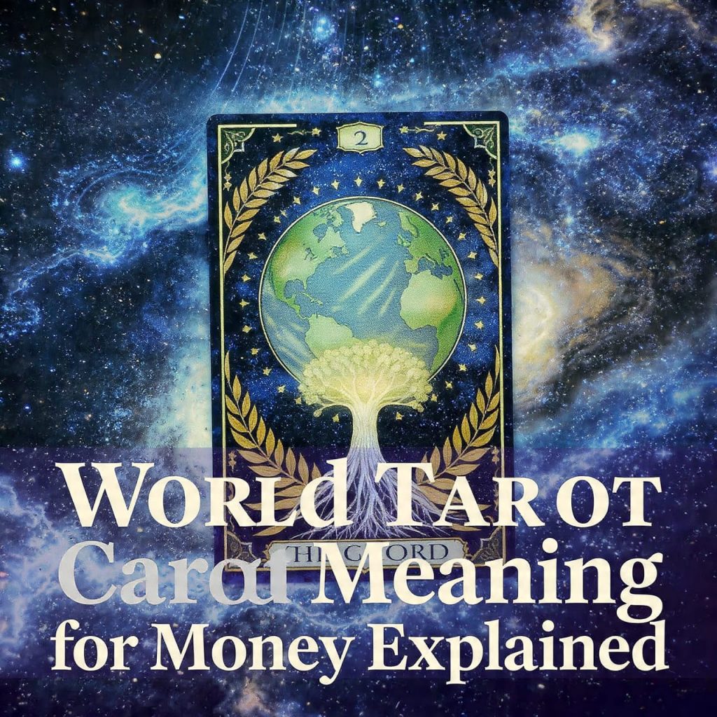World tarot card meaning for money explained