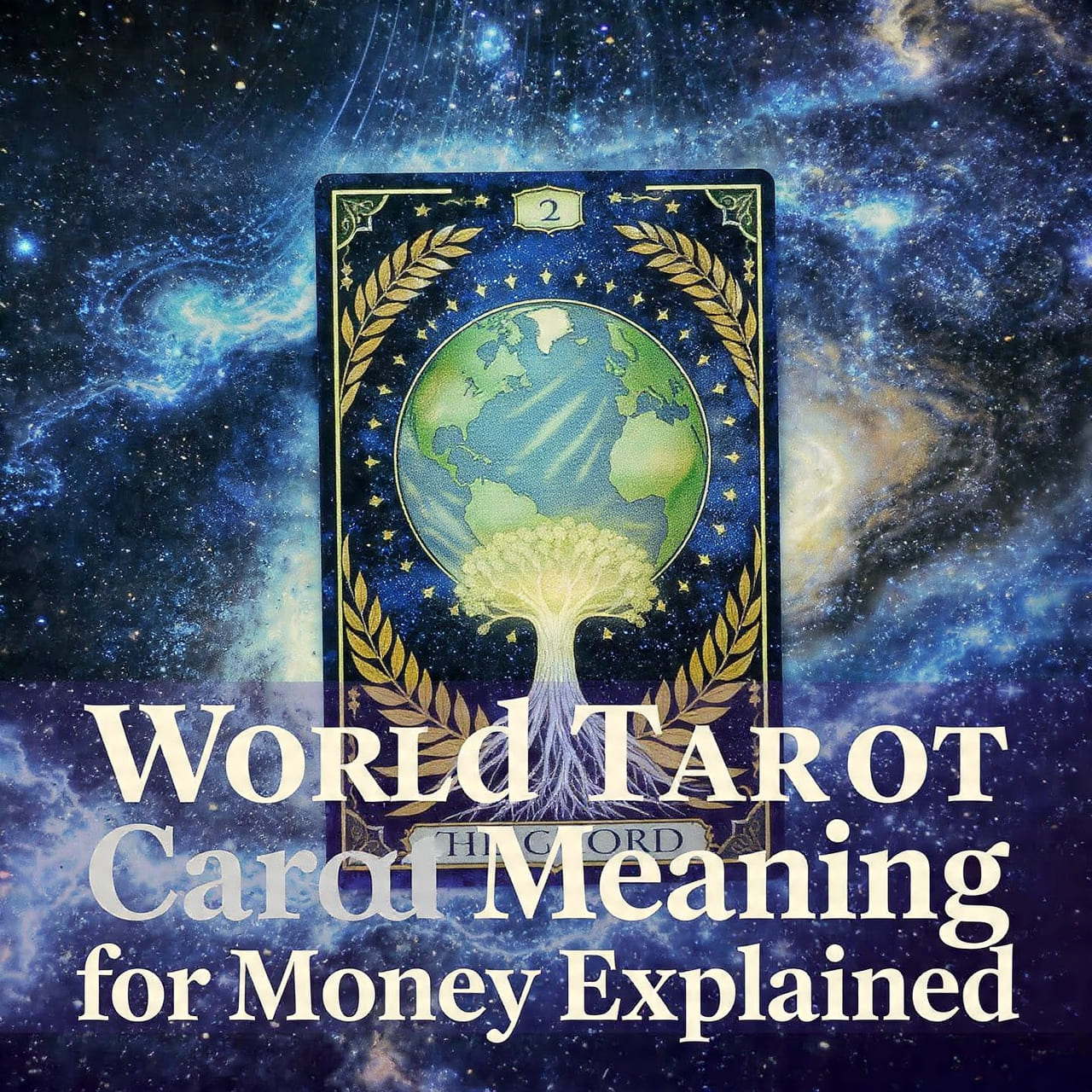 World tarot card meaning for money explained