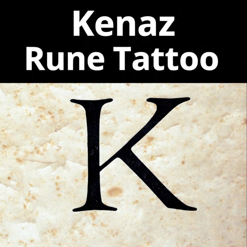 Kenaz Rune Tattoo