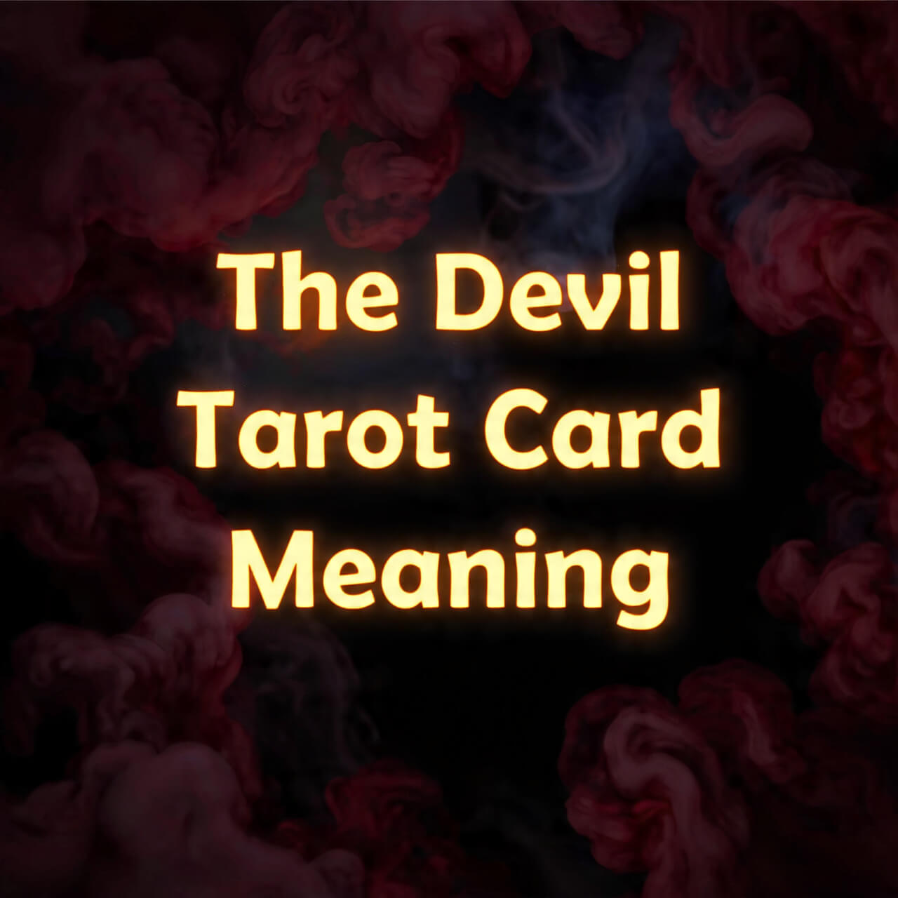 The Devil Tarot Card Meaning
