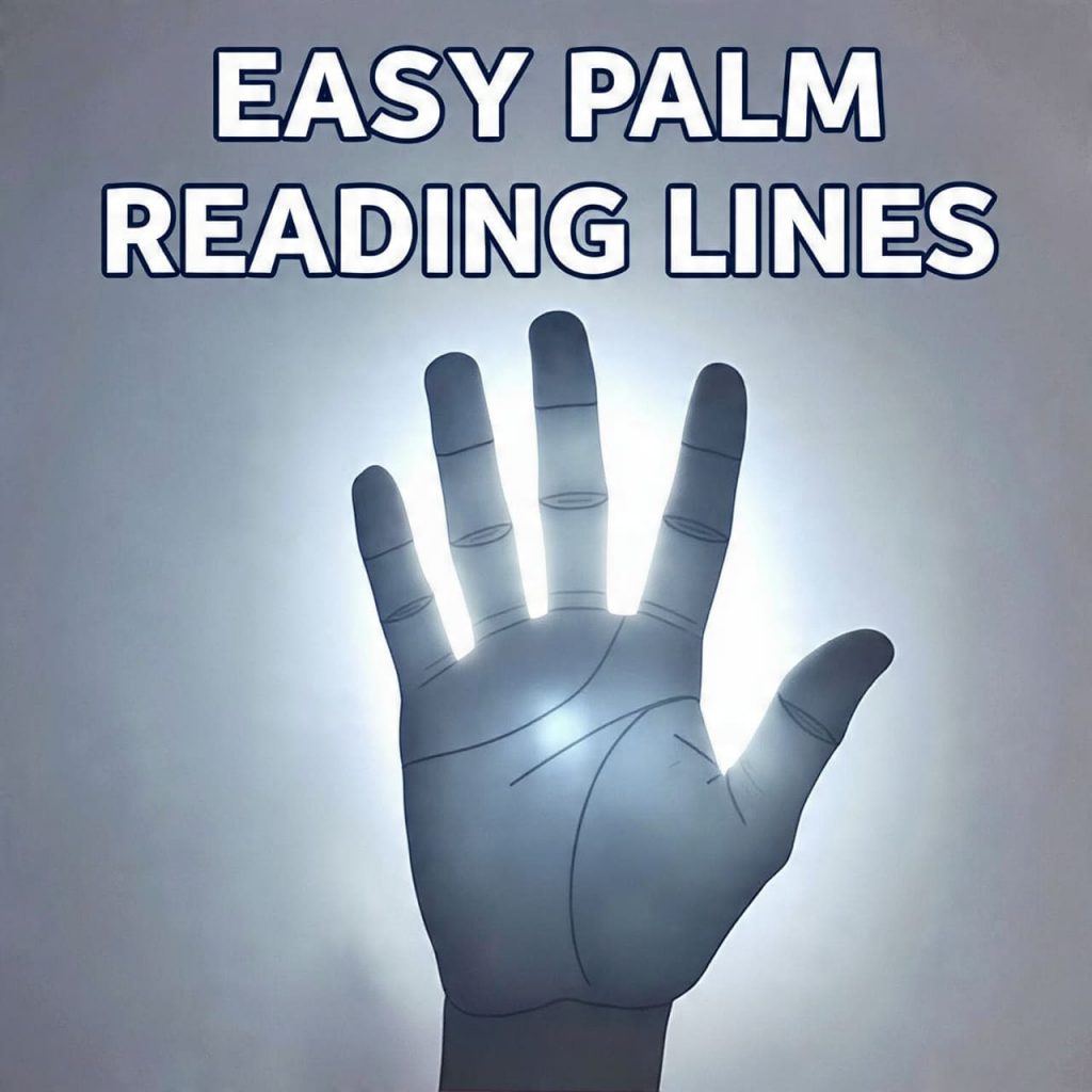 easy palm reading lines