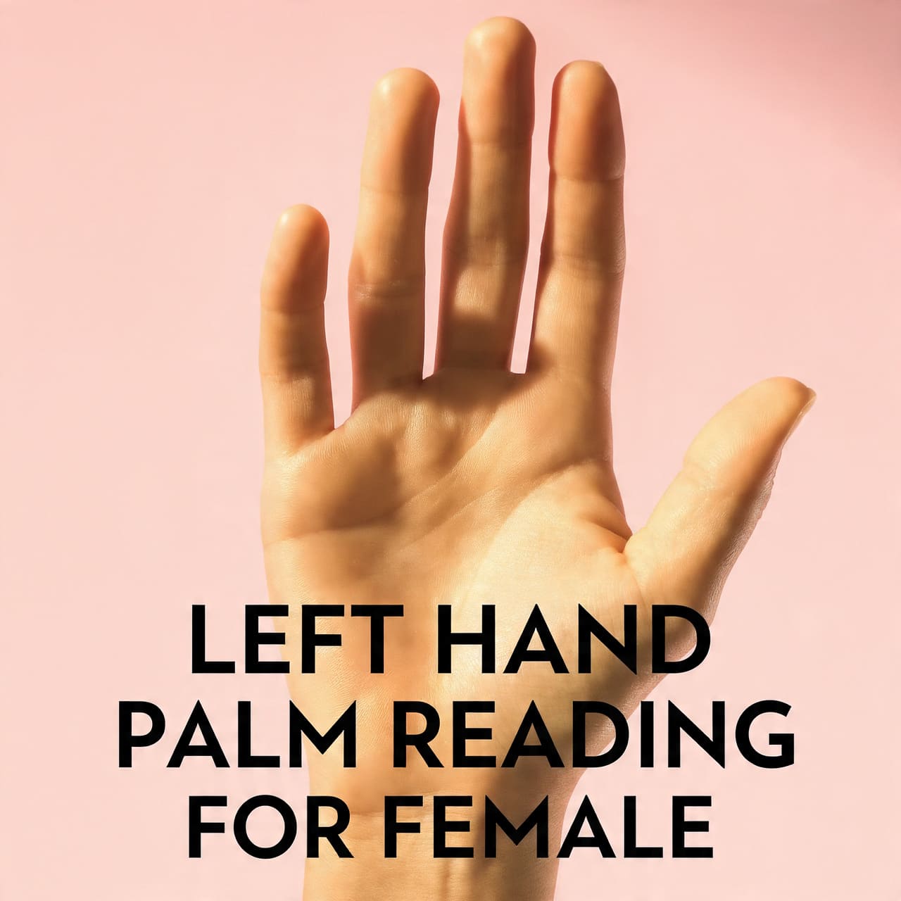 Left Hand Palm Reading for Female