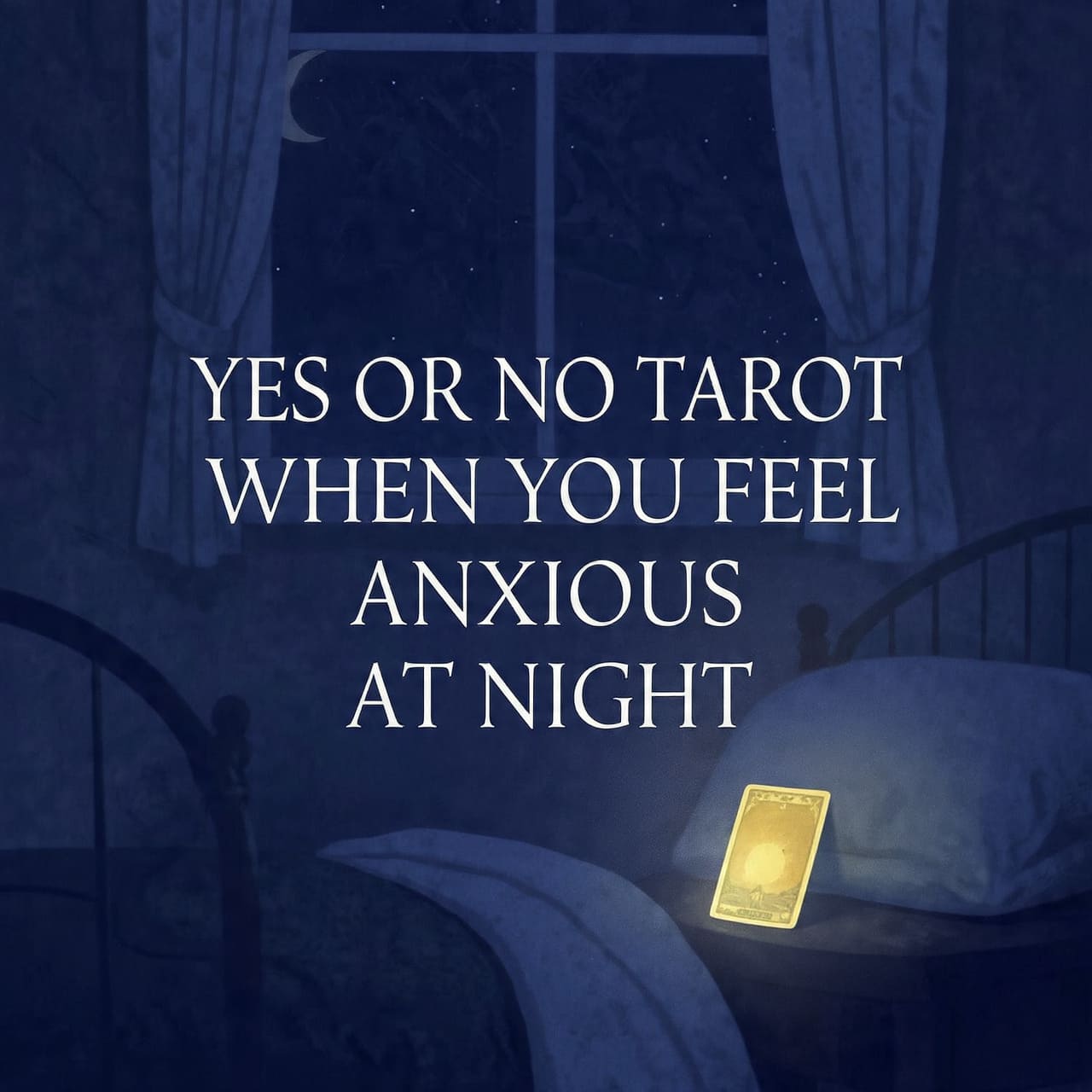 Yes or No Tarot when you feel anxious at night