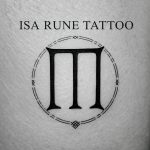 Isa Rune Tattoo