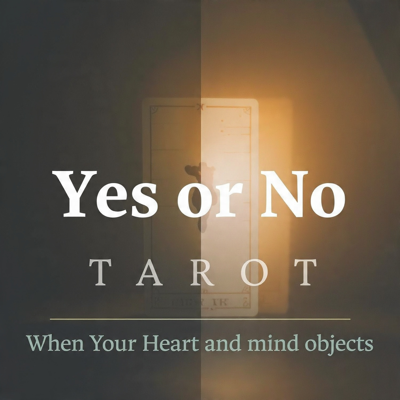 Yes or No Tarot When Your Heart and mind objects