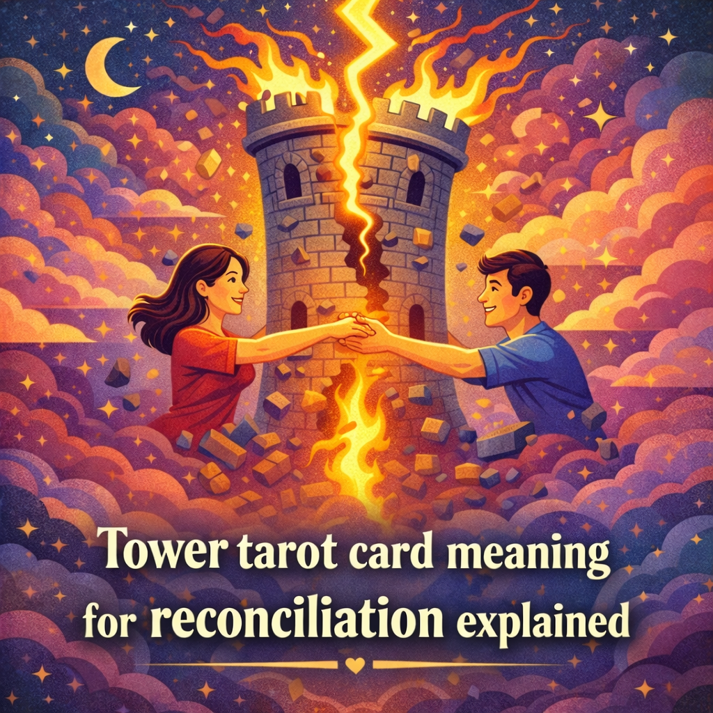 Tower tarot card meaning for reconciliation explained