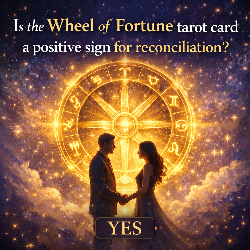 Is the Wheel of Fortune tarot card a positive sign for reconciliation?