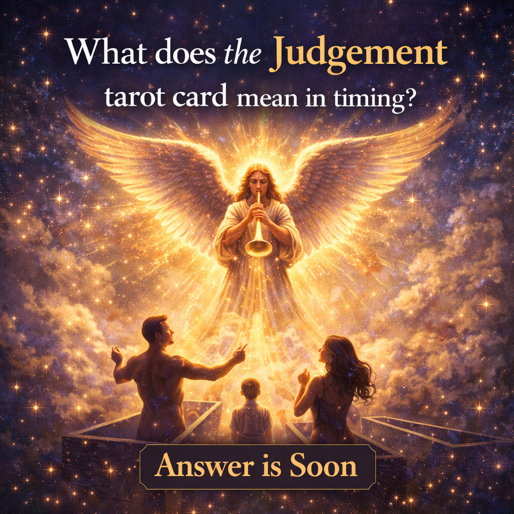 What does the Judgement tarot card mean in timing?