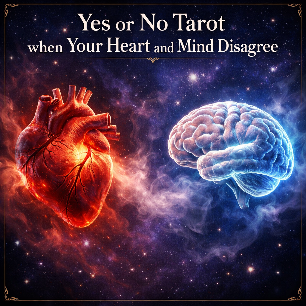 Yes or No Tarot when your heart and mind disagree