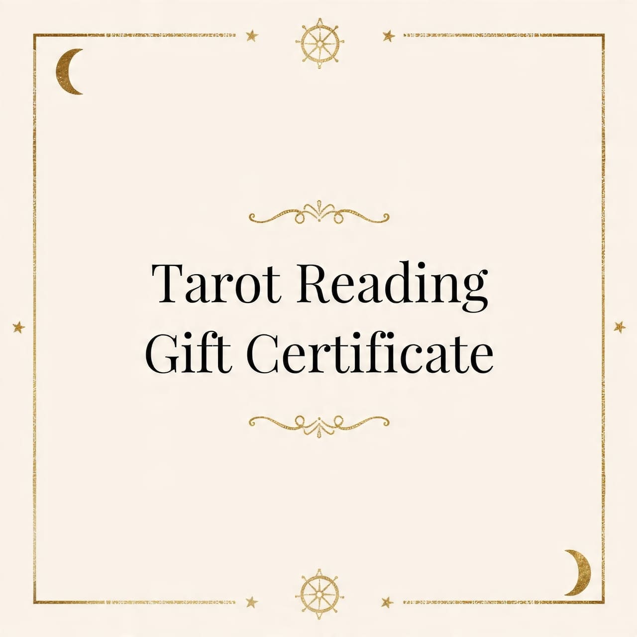 Tarot Reading Gift Certificate