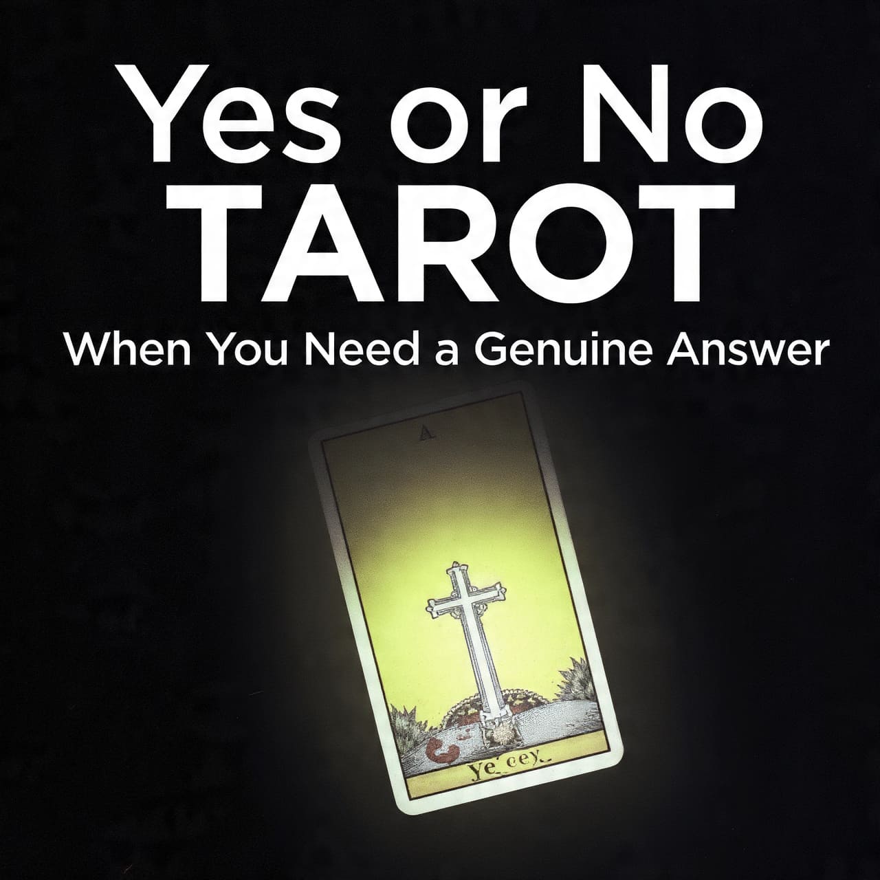 Yes or No Tarot When You Need an Genuine Answer