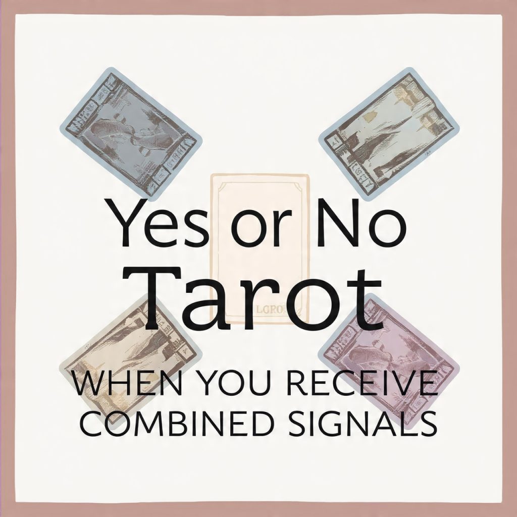 Yes or No Tarot When You Receive Combined Signals