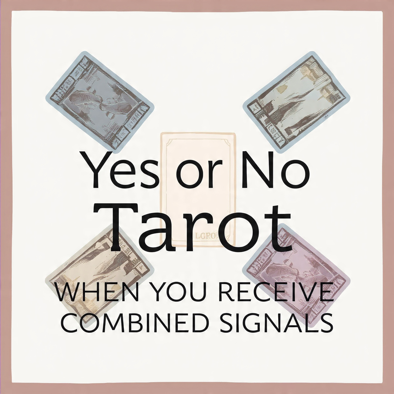 Yes or No Tarot When You Receive Combined Signals