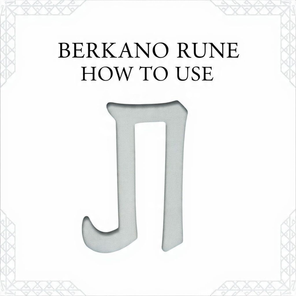 Berkano rune how to use