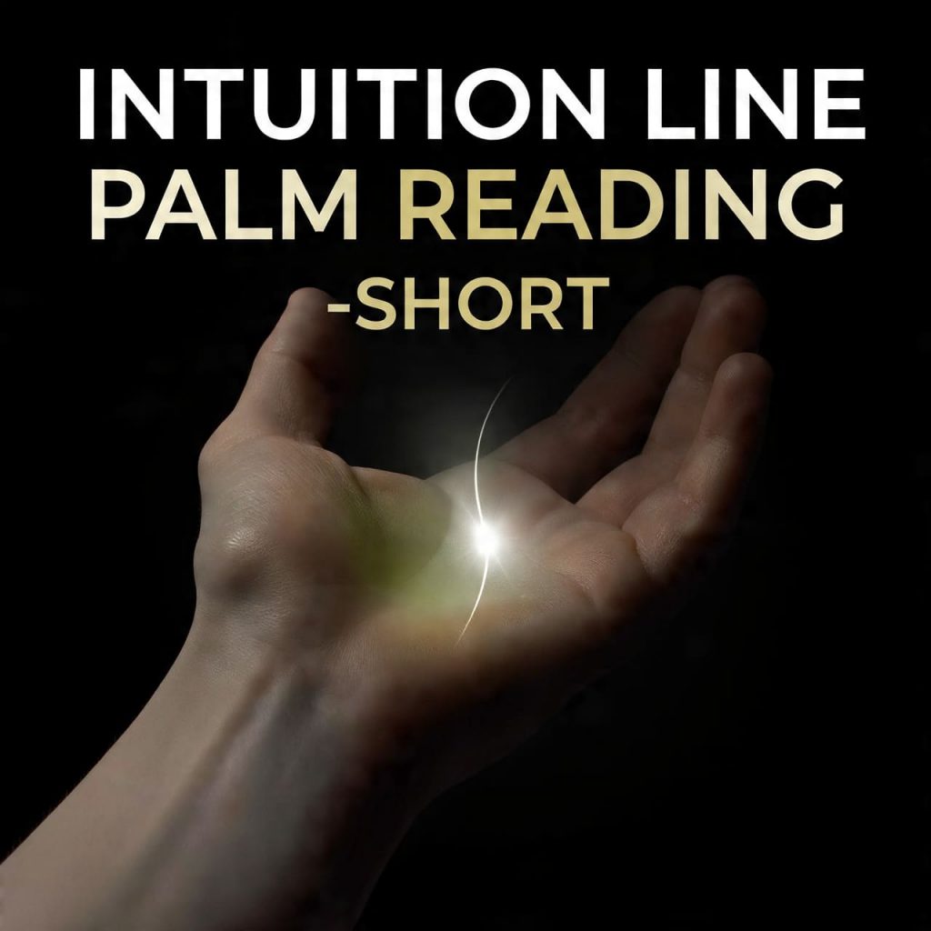 intuition line palm reading short