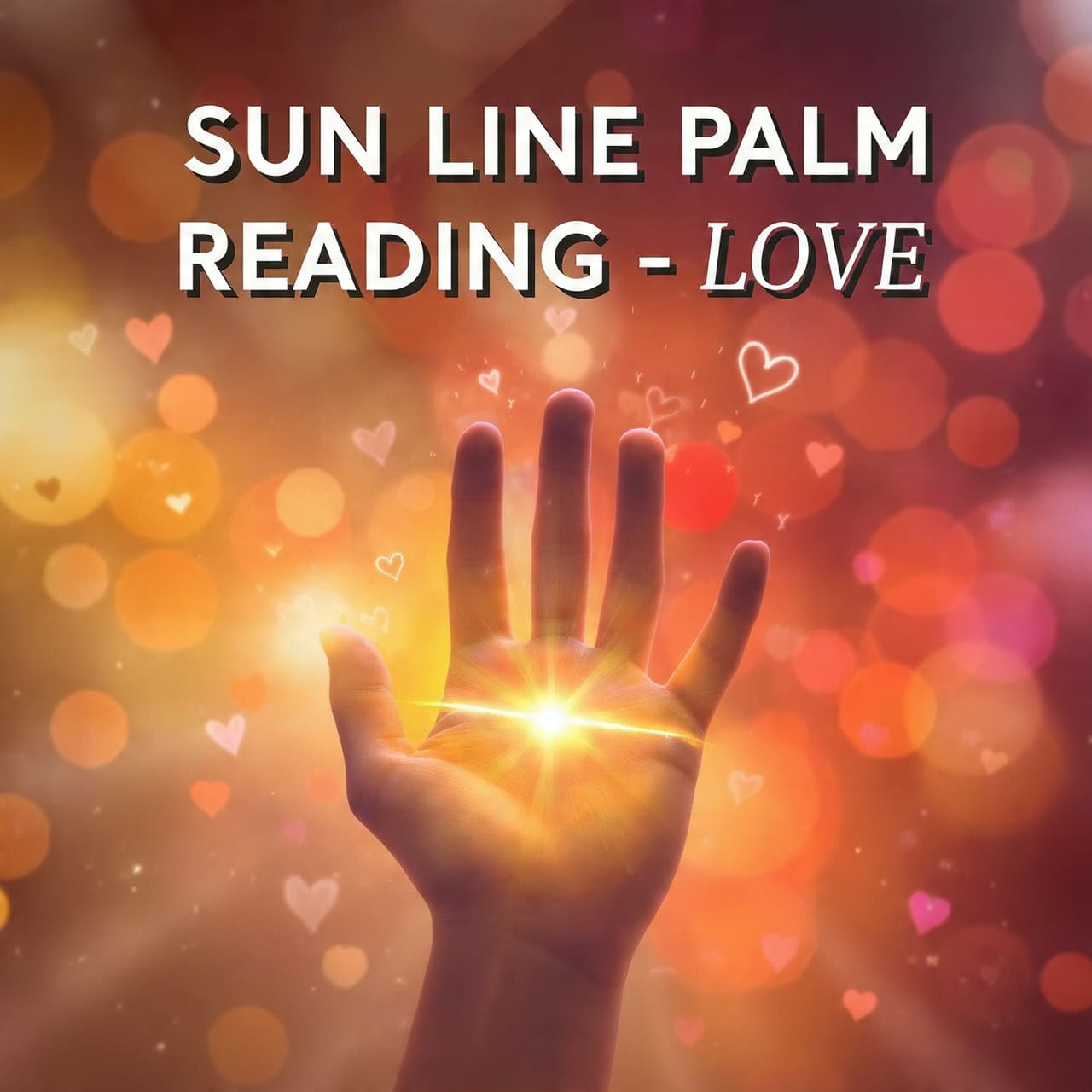 sun line palm reading love