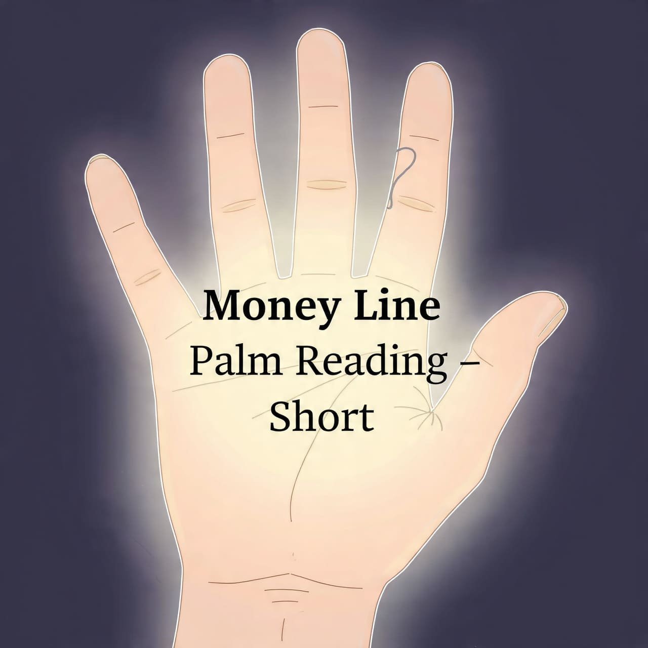 money line palm reading short