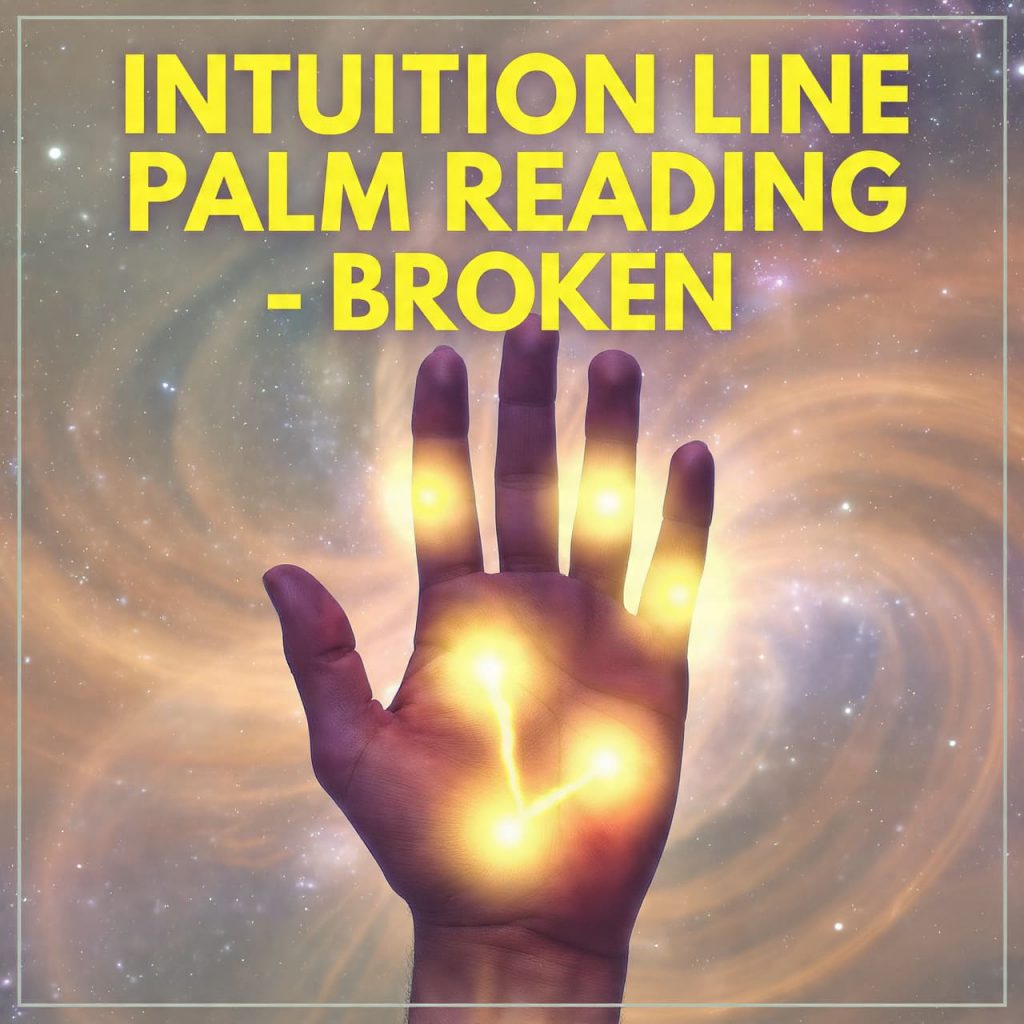 intuition line palm reading broken