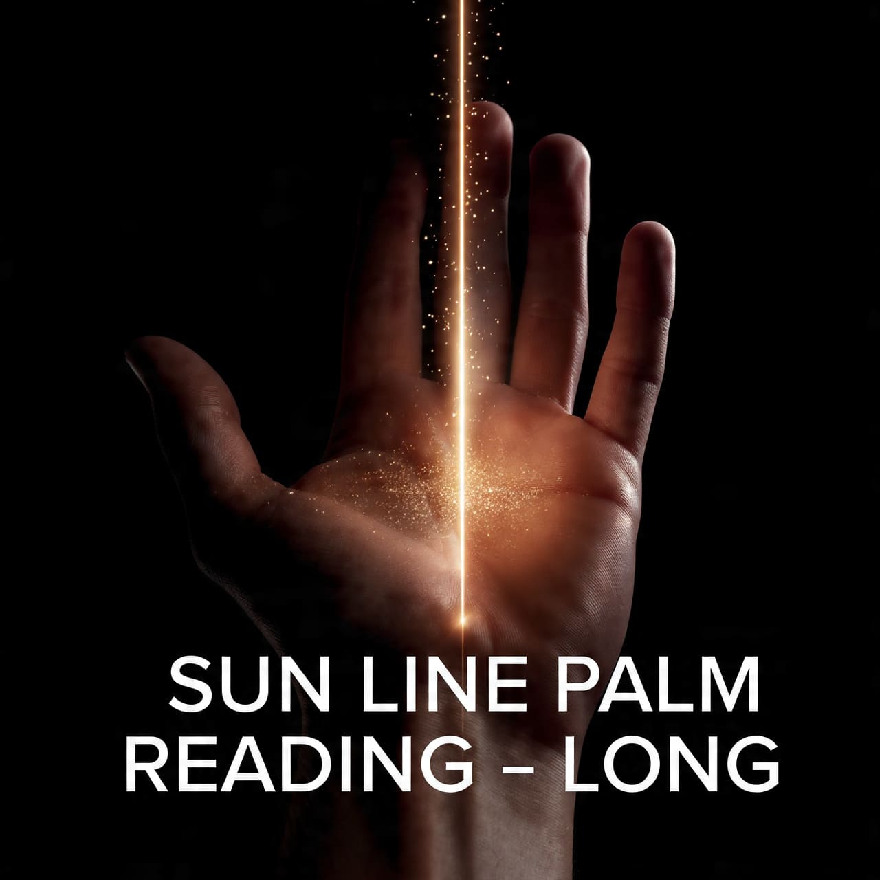 sun line palm reading long