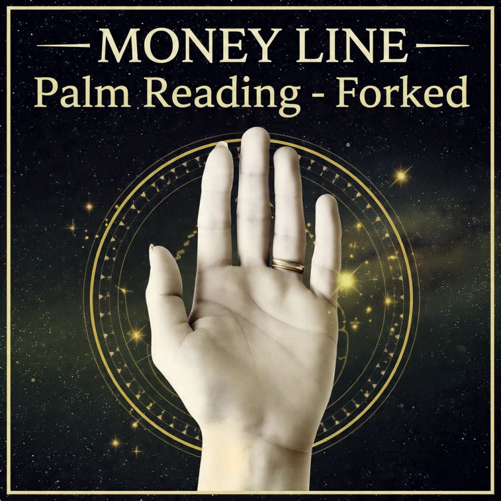 money line palm reading forked