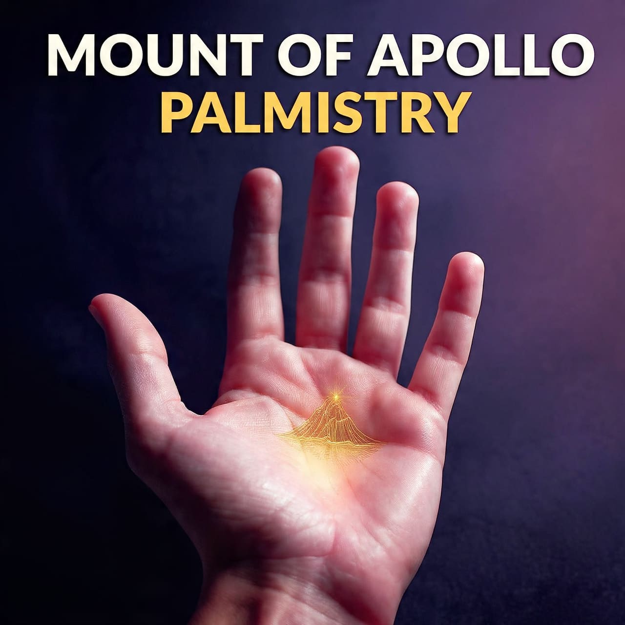 mount of apollo palmistry