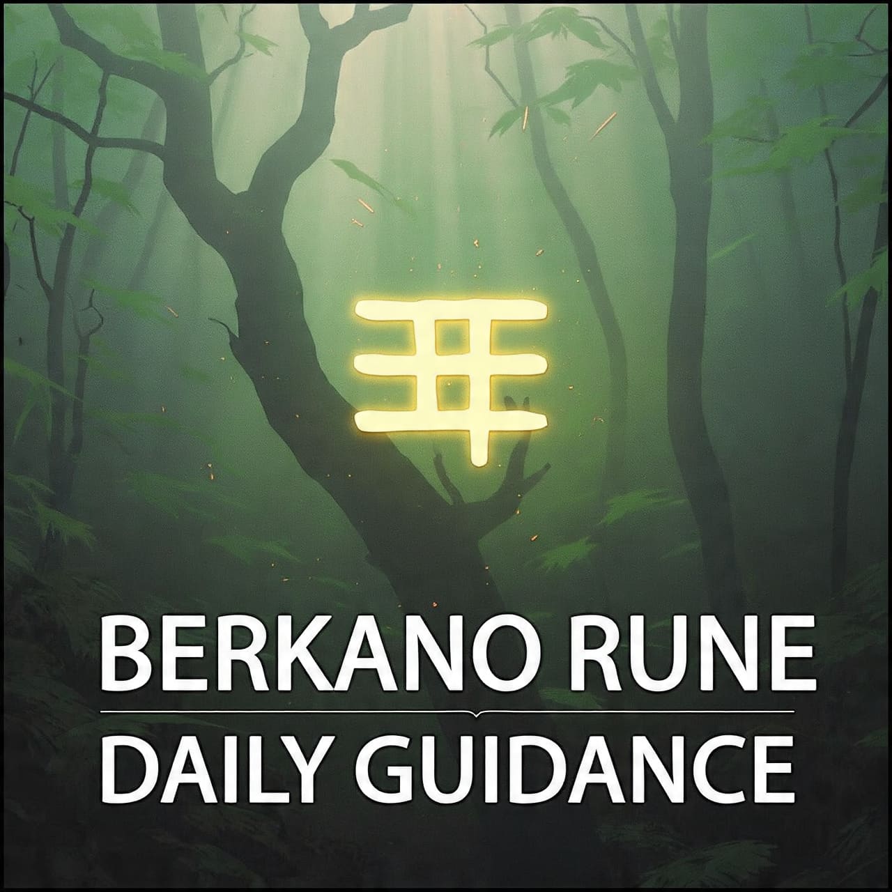 Berkano rune daily guidance
