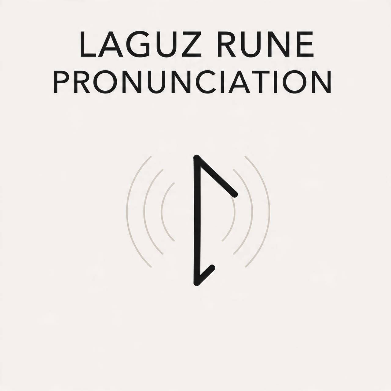 Laguz Rune Pronunciation