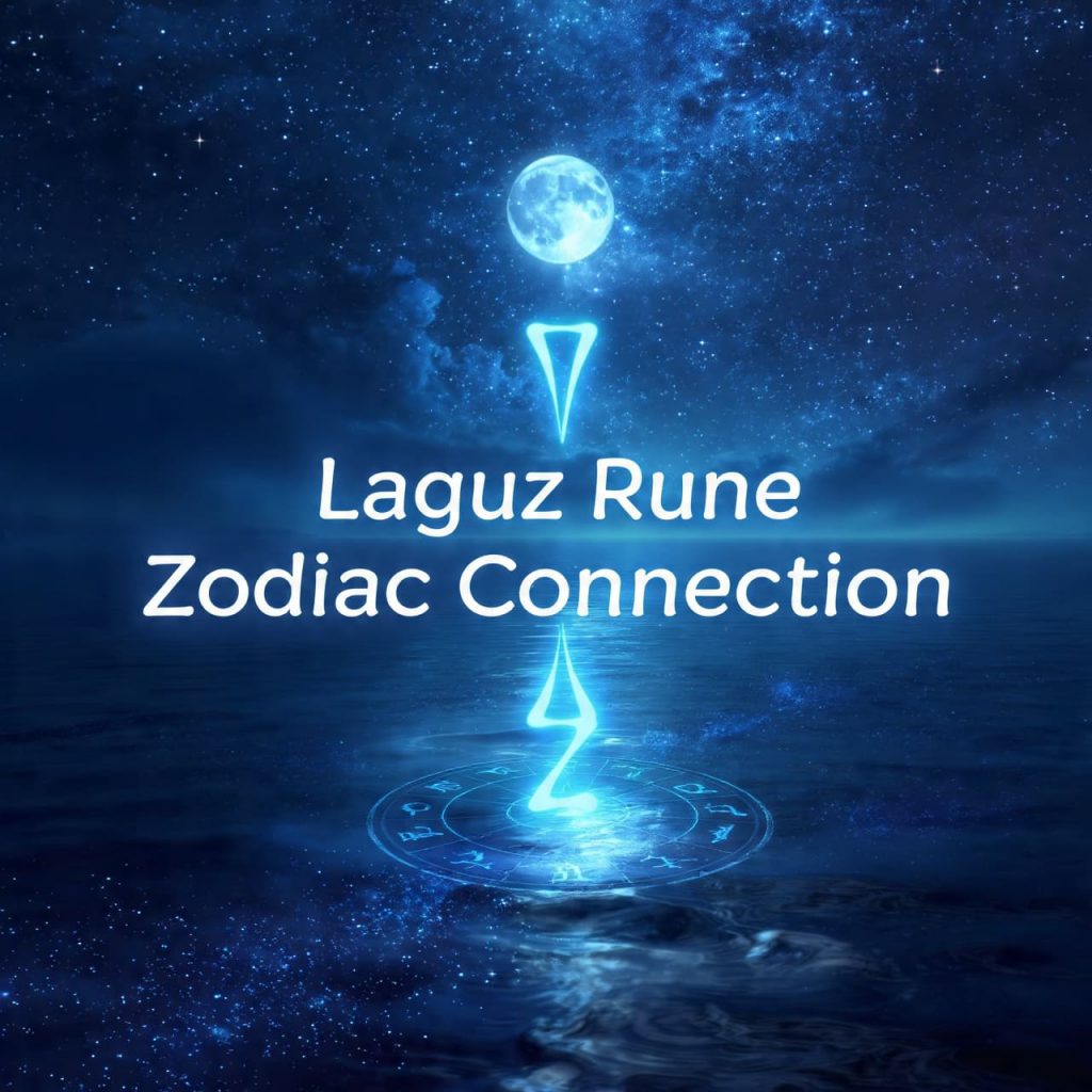 Laguz Rune Zodiac Connection