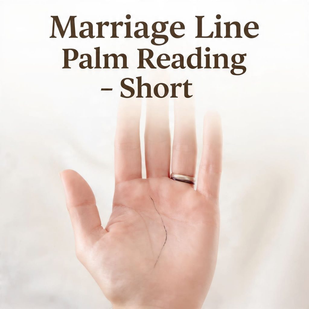 marriage line palm reading short