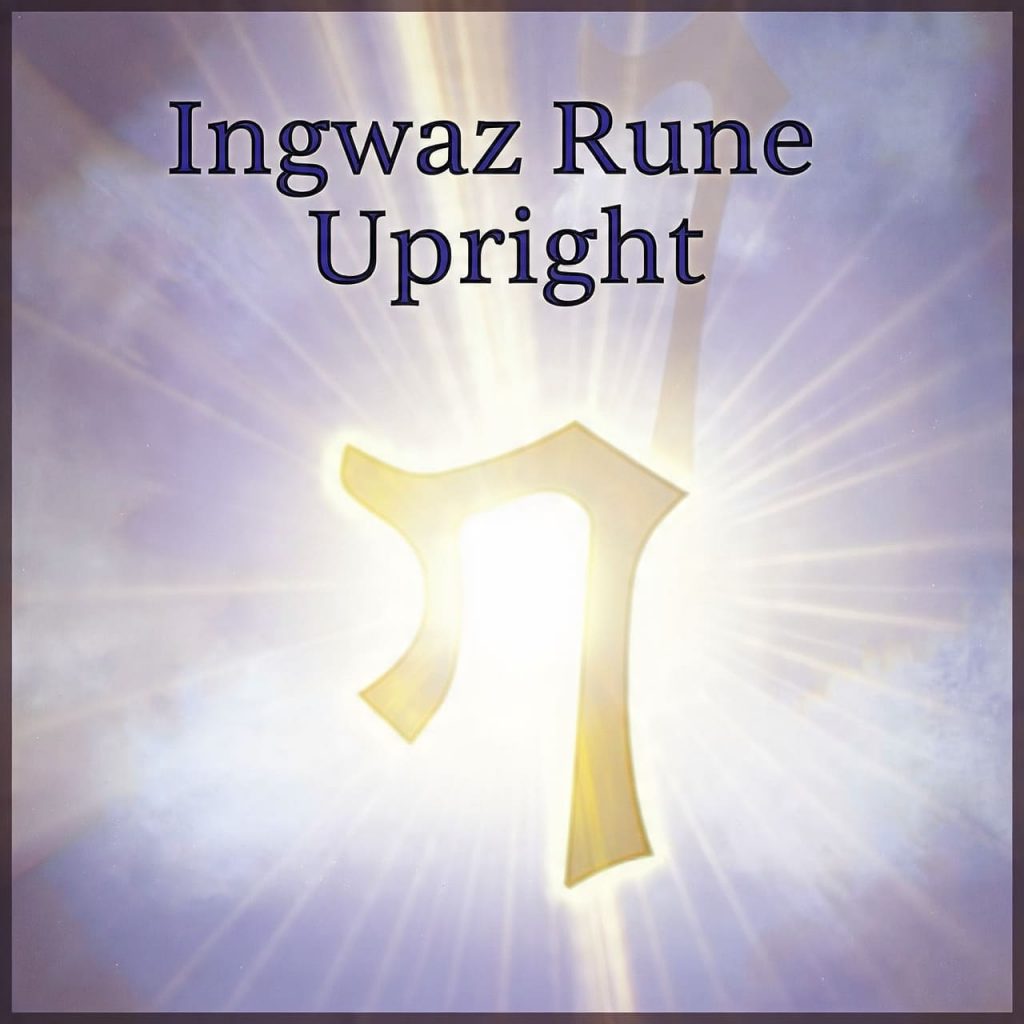 Ingwaz Rune Upright